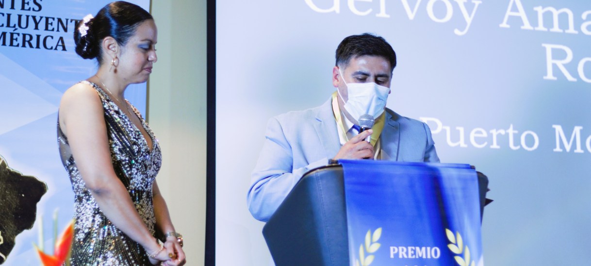 Gervoy Paredes Rojas recibe el premio “Alcalde Solidario e Incluyente de Latinoamérica 2021”