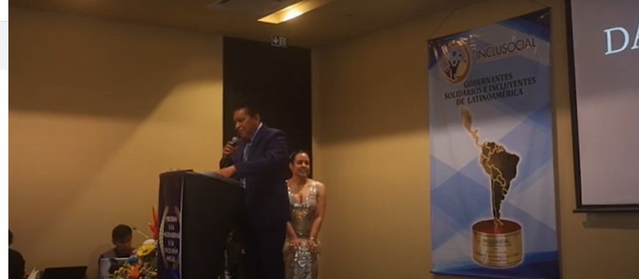 David Gama Pérez recibe el premio «Presidente Municipal Solidario e Incluyente de Latinoamérica 2023»