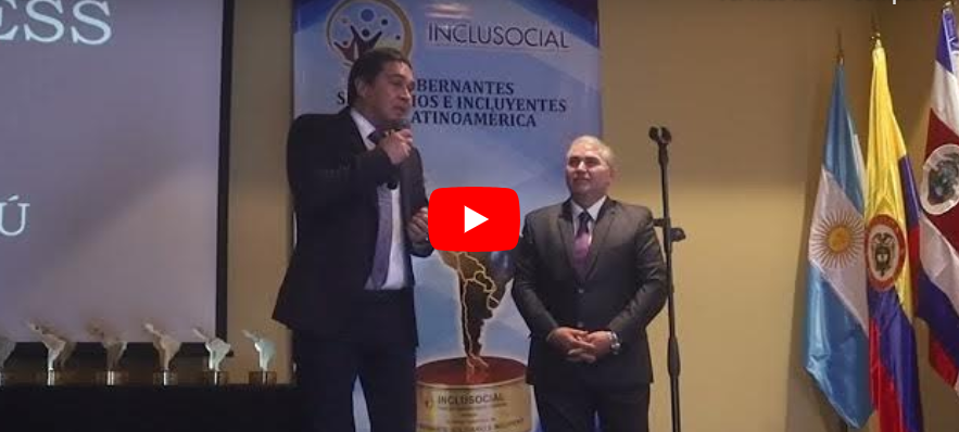 Eduardo Javier Bless Cabrejas recibe el premio «Alcalde Solidario e Incluyente de Latinoamérica 2023»