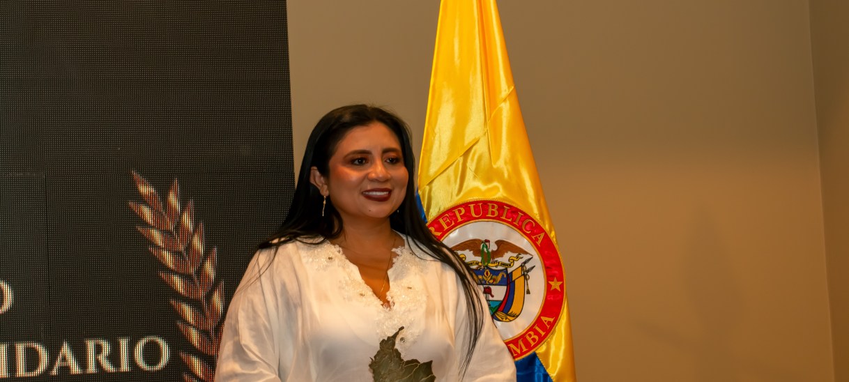 Nera Eloisa Robles Bonivento recibe el premio «Alcaldesa Solidaria e Incluyente de Colombia 2024»