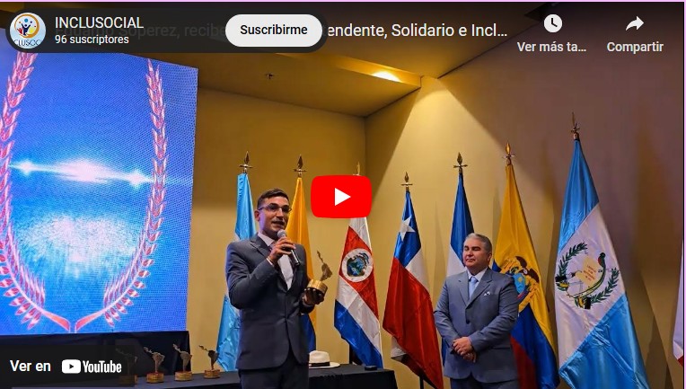 Eduardo Andrés Soperez recibe el premio «Intendente Solidario e Incluyente de Latinoamérica 2024»