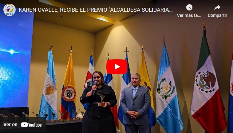 Karen Xiomara Ovalle Madrid recibe el premio «Alcaldesa Solidaria e Incluyente de Latinoamérica 2024»