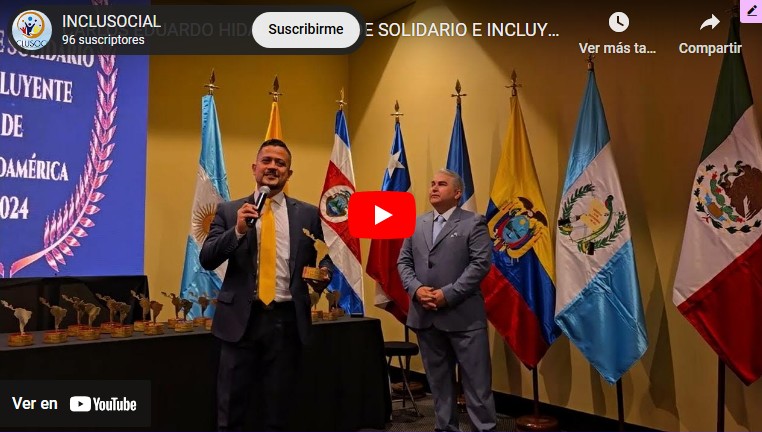 Carlos Eduardo Hidalgo Flores recibe el premio «Alcalde Solidario e Incluyente de Latinoamérica 2024»