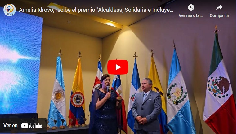 Zoila Amelia Idrovo Martínez recibe el premio «Alcaldesa Solidaria e Incluyente de Latinoamérica 2024»