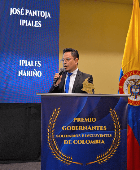 José Amílcar Pantoja recibe el premio Alcalde Solidario e Incluyente de Colombia 2025
