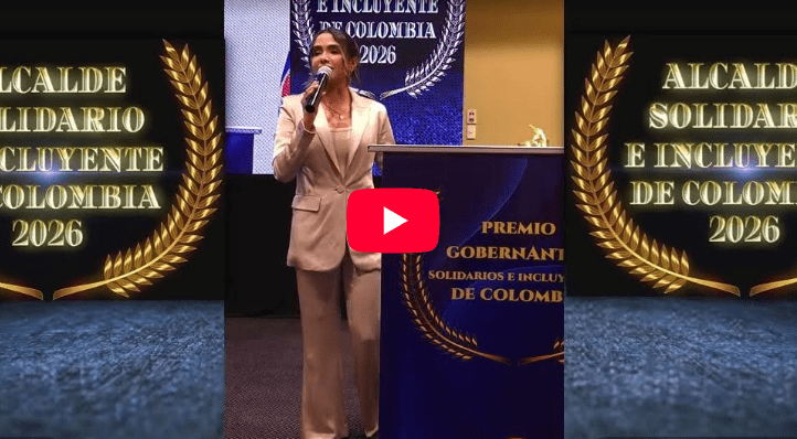 Jorge Humberto Rivas Urrea, recibe el premio Alcalde Solidario e Incluyente de Colombia 2026