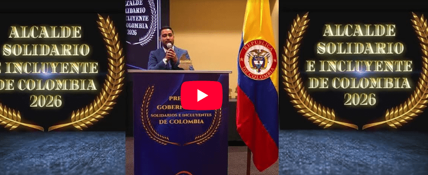 José Mario Hernández Devia, recibe el premio Alcalde Solidario e Incluyente de Colombia 2026