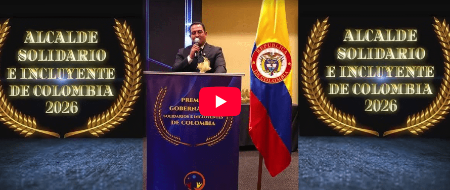 Carlos Javier Julio Torres, recibe el premio Alcalde Solidario e Incluyente de Colombia 2026