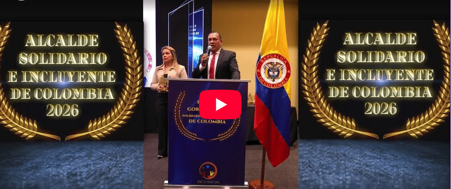 Camilo Ospina Martínez, recibe el premio Alcalde Solidario e Incluyente de Colombia 2026  