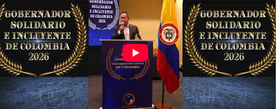 William Villamizar Laguado, recibe el premio Gobernador Solidario e Incluyente de Colombia 2026