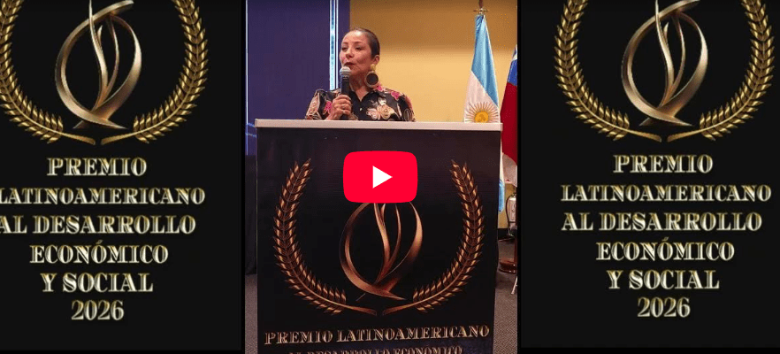 Francisco de Orellana (Ecuador) recibe el Premio Latinoamericano al Desarrollo Económico y Social 2026